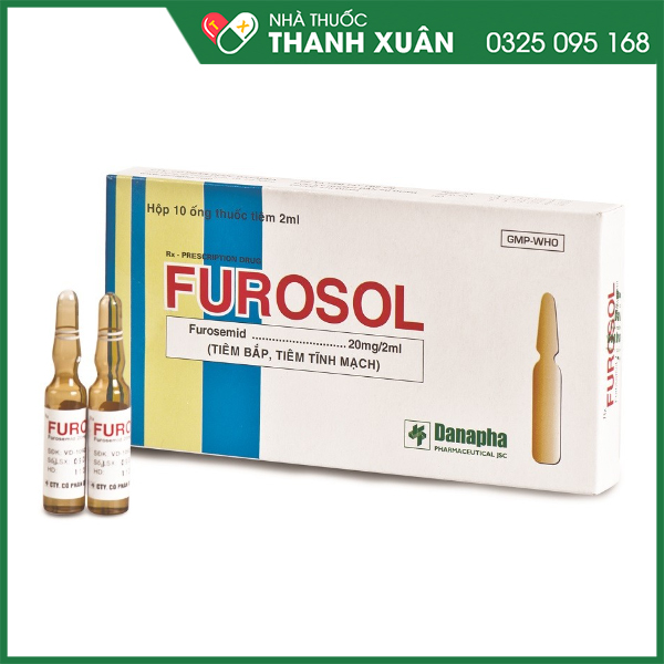 Furosol điều trị phù tim, gan, thận, phổi